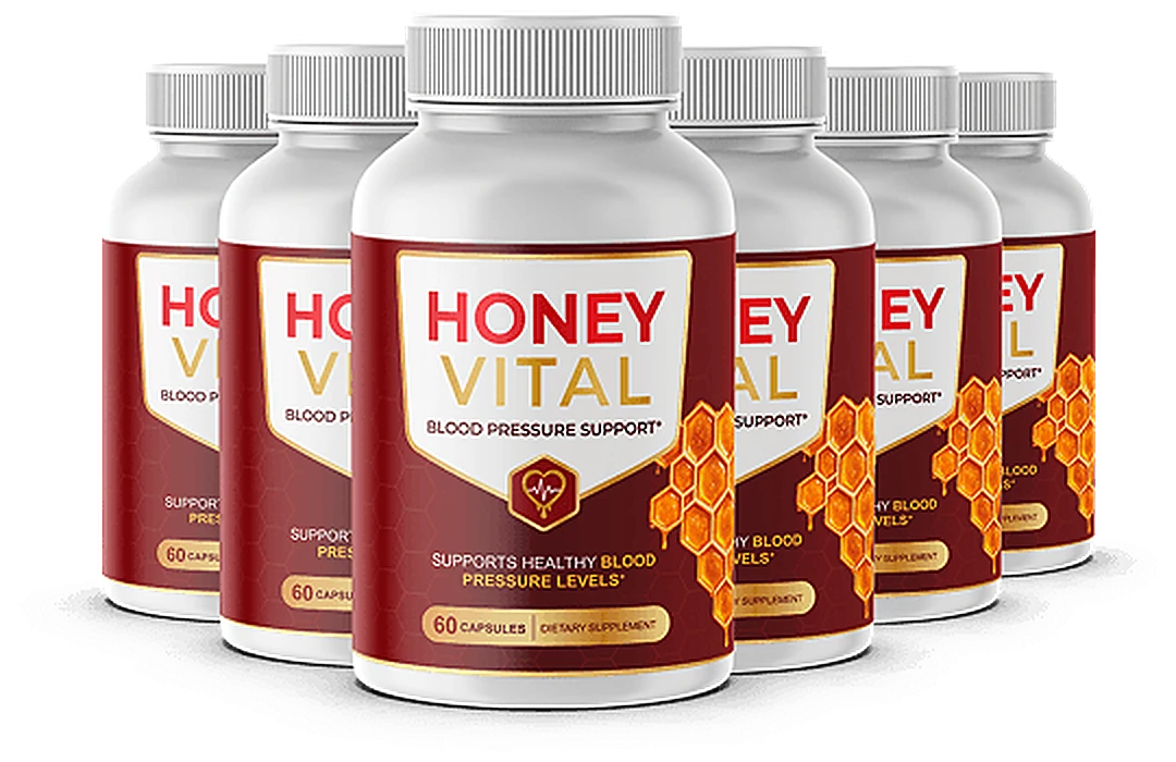 Honey Vital 6 bottle pack of daily botanical capsules